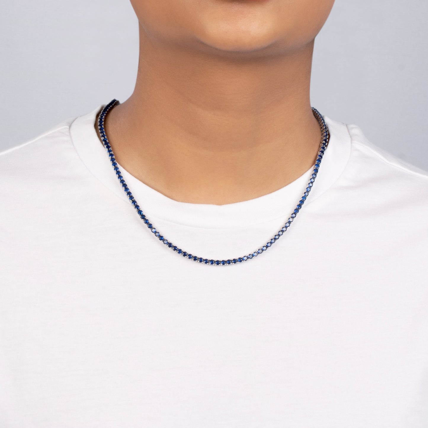 3MM TENNIS CHAIN - DEEP BLUE