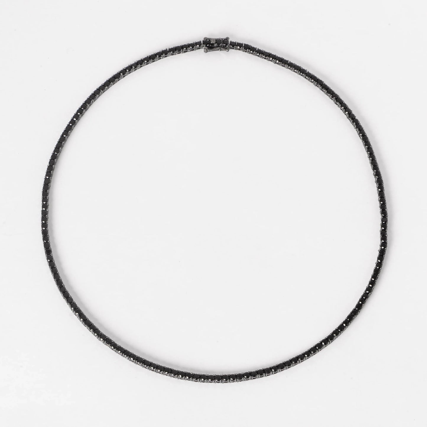 3MM TENNIS CHOKER - BLACK