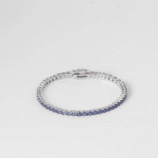 3MM TENNIS BRACELET - DEEP BLUE