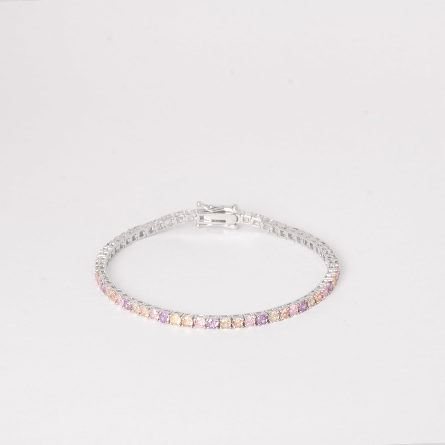 3MM TENNIS BRACELET - PASTEL