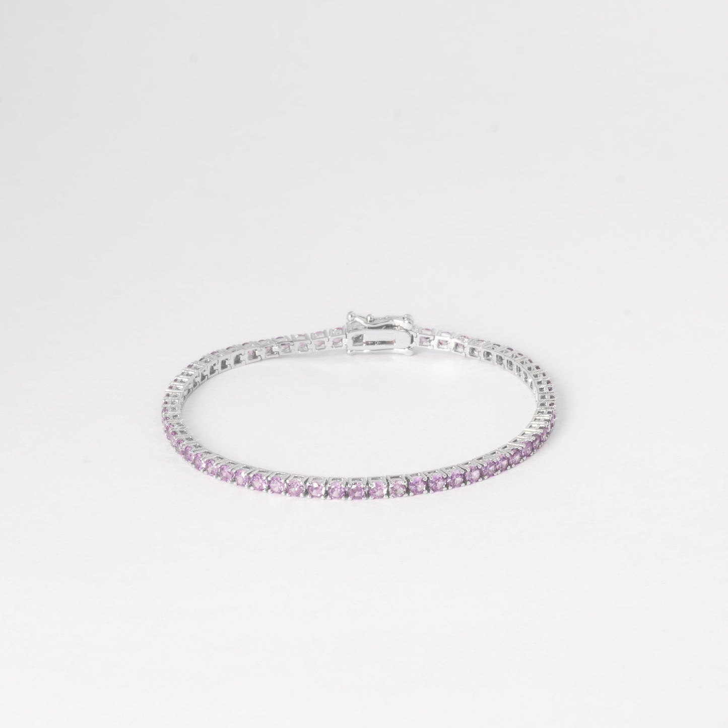 3MM TENNIS BRACELET - PURPLE