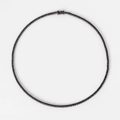 3MM TENNIS CHAIN-BLACK