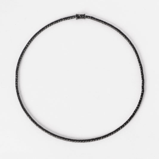 3MM TENNIS CHAIN-BLACK