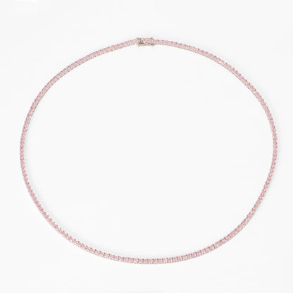 3MM TENNIS CHAIN - PINK