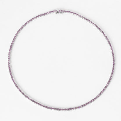 3MM TENNIS CHAIN - PURPLE