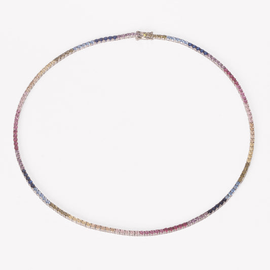 3MM TENNIS CHOKER - MULTI