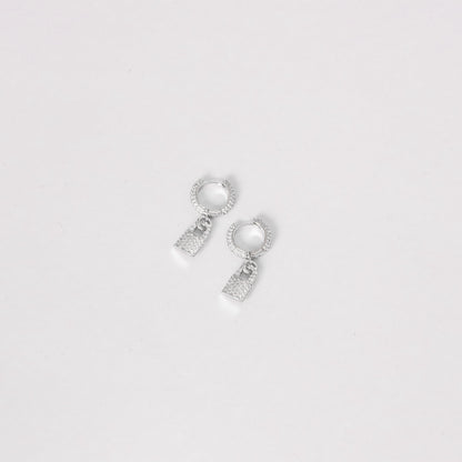 ICED LOCK EARRING