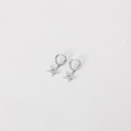 ICED STAR EARRING