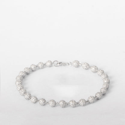 SLEEK ICED BALL BRACELET