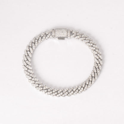 SLEEK ICED CUBAN BRACELET