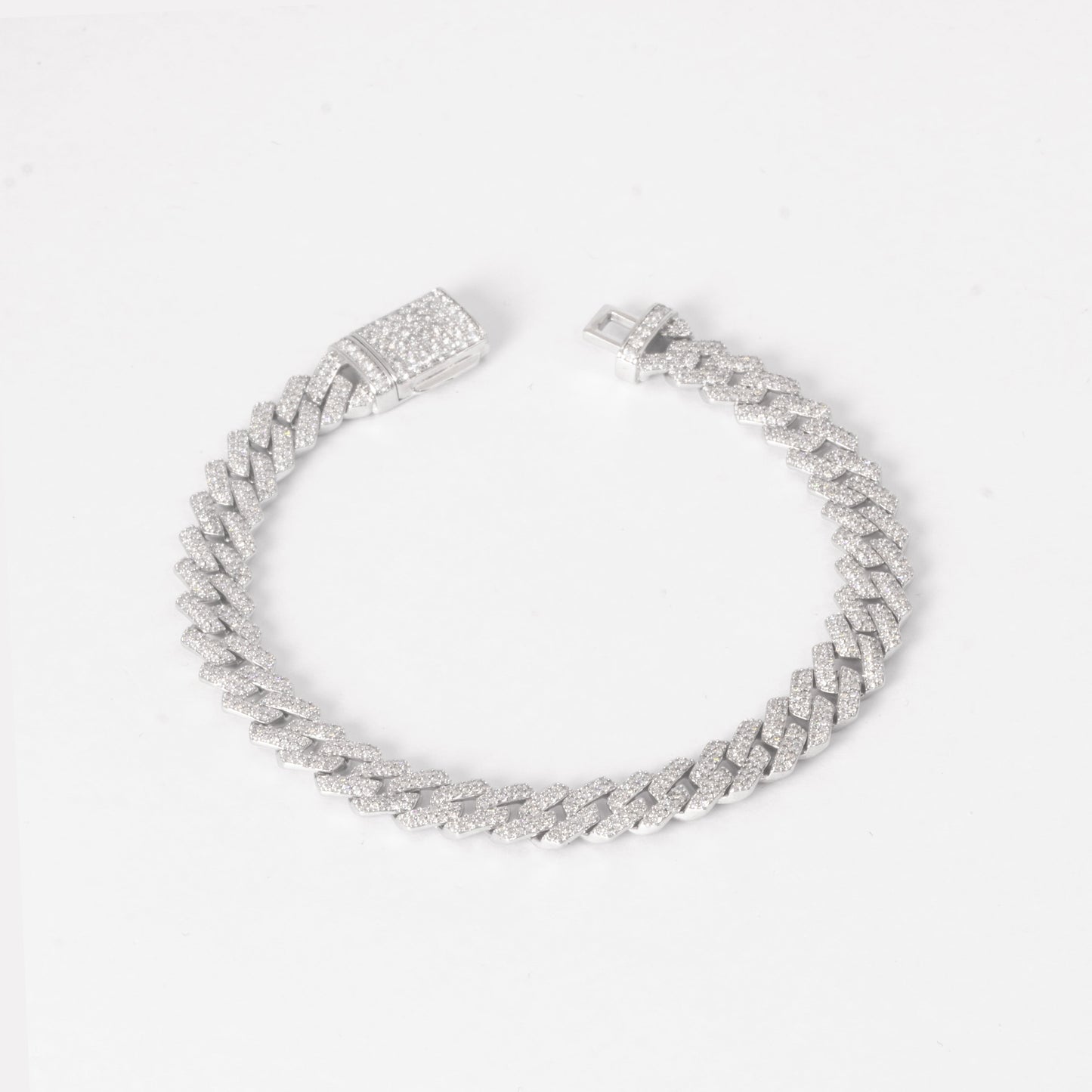 SLEEK ICED PRONGLINK BRACELET